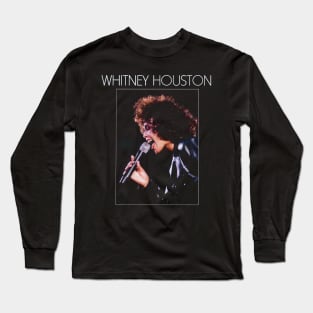 Whitney Houston 80s 90s Country Music Long Sleeve T-Shirt